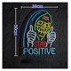 thumbnail image 3 of Letrero De Neón Stay Positive Con Luz LED Regulable De Calavera Para Decoración De Pared De Fiestas, Hogar, Sala De Estar, Dormitorio, 50cmx38cm, 3 of 7