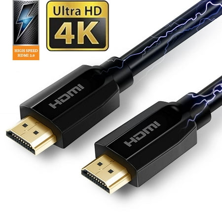 4k HDMI Cable 6ft, 6Feet 4K 60HZ Hdmi Cable Cord for Computer/Ps4/Xbox/TV/Nintendo Switch/video system