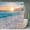 Beach Sunset, variant on AIOE Beach Sunset Shower Curtain for Bathroom Decor Ocean Wave Sunrise Tropical Coastal Seaside Summer Scenery Art Printed Fabric Polyester Waterproof 12 Pack Plastic Hooks, 72x84 Inch