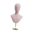 thumbnail image 4 of DOMELAY Mannequin Head Freestanding Versatile Fashion Hat Display Stand Manikin Head Hat Pink, 4 of 9