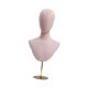 thumbnail image 4 of Cabeza de maniquí práctica y moderna con altura ajustable para exhibición de sombreros de mesa. Rosa, 4 of 9