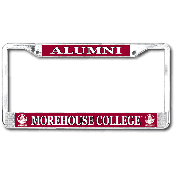 Morehouse College Alumni Chrome License Plate Frame