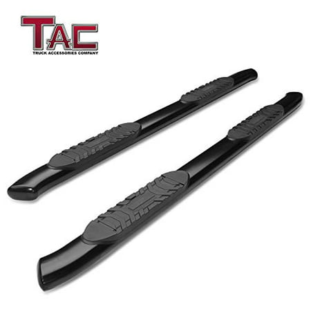 TAC Side Steps Running Boards Fit 2019 Chevy Silverado / GMC Sierra 1500 Crew Cab (Excl. Diesel models with DEF tanks) Truck Pickup 5
