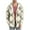 Beige, variant on Men's Plaid Jacket Check Print Pocket Long Sleeved Button Hooded Plaid Winter Coats