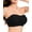 Black, variant on Strapless Bras for Women Push Up Supportive Bandeau Jelly Bra Non Slip Seamless Wireless Padded Tube Bra Invisible Comfortable