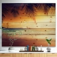 thumbnail image 2 of Design Art - Palm Leaves on Caribbean Seashore, 2 of 5