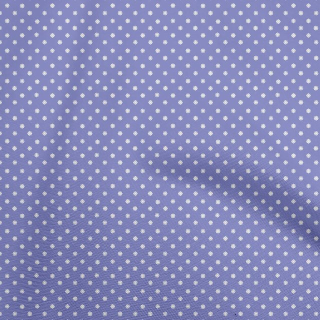 oneOone Viscose Chiffon Medium Purple Fabric Floral Craft Projects Decor Fabric Printed By The Yard 42 Inch Wide
