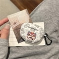 thumbnail image 3 of Case for Bose Ultra Open Earbuds(2024 Release),Cute Cartoon Cool Lion Pattern Design Headphone Cover for Bose Open Ear Wireless Earbuds with Keychain (White), 3 of 8