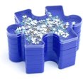 thumbnail image 1 of Stackable Sorting Trays with Lid, 6 Trays Jigsaw Puzzle Sorters Puzzle Storage Box for Puzzles Up to 1500 Pieces Puzzle Gift for Puzzlers Blue, 1 of 7