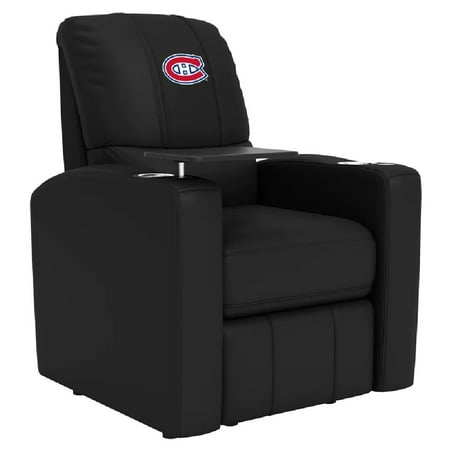 DreamSeat Stealth Power Plus Recliner with Montreal Canadiens Logo in Black