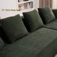 thumbnail image 4 of Aukfa 130" Oversized Cloud Sectional Couch Modular Sofa for Living Room, Installation Free, Green, 4 of 10