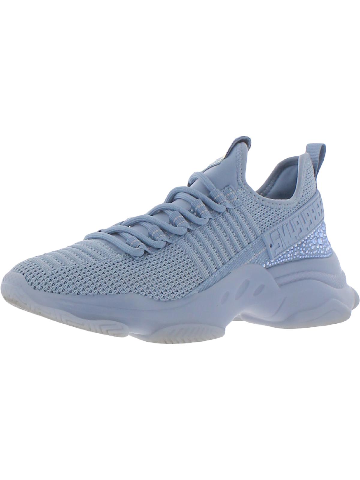 Steve Madden Womens Maxima Sneaker 8 Baby Blue Multi
