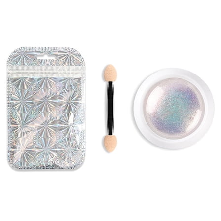 ZPAQI 1 Box Shimmer Mermaid Nail Glitter Power for Iridescent Sparkles Sequins