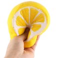thumbnail image 5 of toy Squishy Half Fresh Lemon Slow Rising Key Chains Stress Fruit Ballchain Charm Toy, 5 of 5