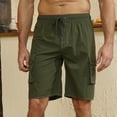 thumbnail image 3 of Mowujeit Men's Quick Dry Swim Trunks with Liner Summer Beach Shorts Army Green S-4XL, 3 of 9