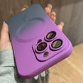thumbnail image 2 of ELEHOLD Magnetic iPhone 14 Pro Case Compatible with MagSafe, Cute Gradient Bi-Color Case for Women Men, Soft TPU Shockproof Slim Cover with Camera Lens Protector for iPhone 14 Pro,Purple Gray, 2 of 6