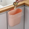 thumbnail image 1 of Pisexur Wall-mounted Cabinet Door Trash Can Kitchen Space Trash Can Kitchen Waste Storage Box European Style Pink, 1 of 7