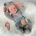 thumbnail image 3 of Muñeca Reborn FOCKOF Realistic Boy, 43 cm, vinilo de cuerpo completo, 3 of 6