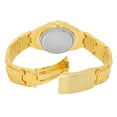 thumbnail image 2 of Gold Plated Geneva CZ Bezel Watch w/Gold/Silver Dial & CZ Band, 2 of 5