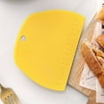thumbnail image 3 of Dough Scraper Bowl Scraper Food-safe Plastic Dough Cutter Flexible Plastic Scraper Bench Scraper Multipurpose Food Scrappers for Bread Dough Cake Fondant Icing, 3 of 8