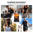 thumbnail image 5 of Uemuo Glowing Mushroom In Forest Pattern Men's Sleeveless T-Shirt,Muscle Athletic Tank Top, Moisture-wicking Quick-dry Breathable Classic Tee Top for Gym Run Outdoor Sports-Medium, 5 of 8