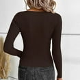 thumbnail image 3 of Plebaso Sweater for Women Wrap V Neck Casual Long Sleeve Knitted Tops Slim Dressy Going out Sweaters, 3 of 4