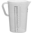 thumbnail image 2 of Adorama 72 oz. (2000ml) Plastic Graduate, 2 of 2