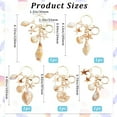 thumbnail image 2 of 1 Box 5Pcs 5 Styles Sea Shell Keychain Ocean Keychains Bulk Acrylic Alloy Summer Seashell Beach Themed Animal Pendants Key Chains Set for DIY Keychains Car Key Party Favor Wedding Favors Women, 2 of 6