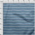 thumbnail image 3 of oneOone Cotton Poplin Teal Blue Fabric Stripes Sewing Craft Projects Fabric Prints By Yard 56 Inch Wide, 3 of 5