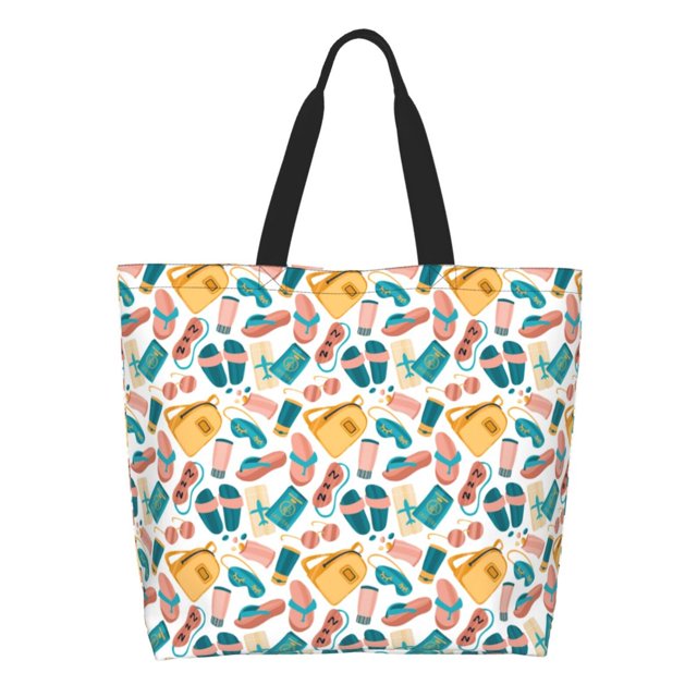 Easygdp Travel Elements Bolsas Tote para Mujer, Bolsos de Hombro para Viaje, Bolsos de Mano de Gran Capacidad para Compras y Trabajo