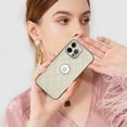 thumbnail image 6 of Compatible WIth iPhone 13 Pro Phone Case with Logo Window,Trendy Diamond-checkered Pattern PU Leather Soft TPU Ultra Slim Anti-fall Shockproof Protective Back Cover Phone Case,White, 6 of 7