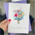 thumbnail image 4 of Dpityserensio Mother's Day Greeting Card Three-dimensional Flowers Greeting Card Blessing Card, 4 of 7