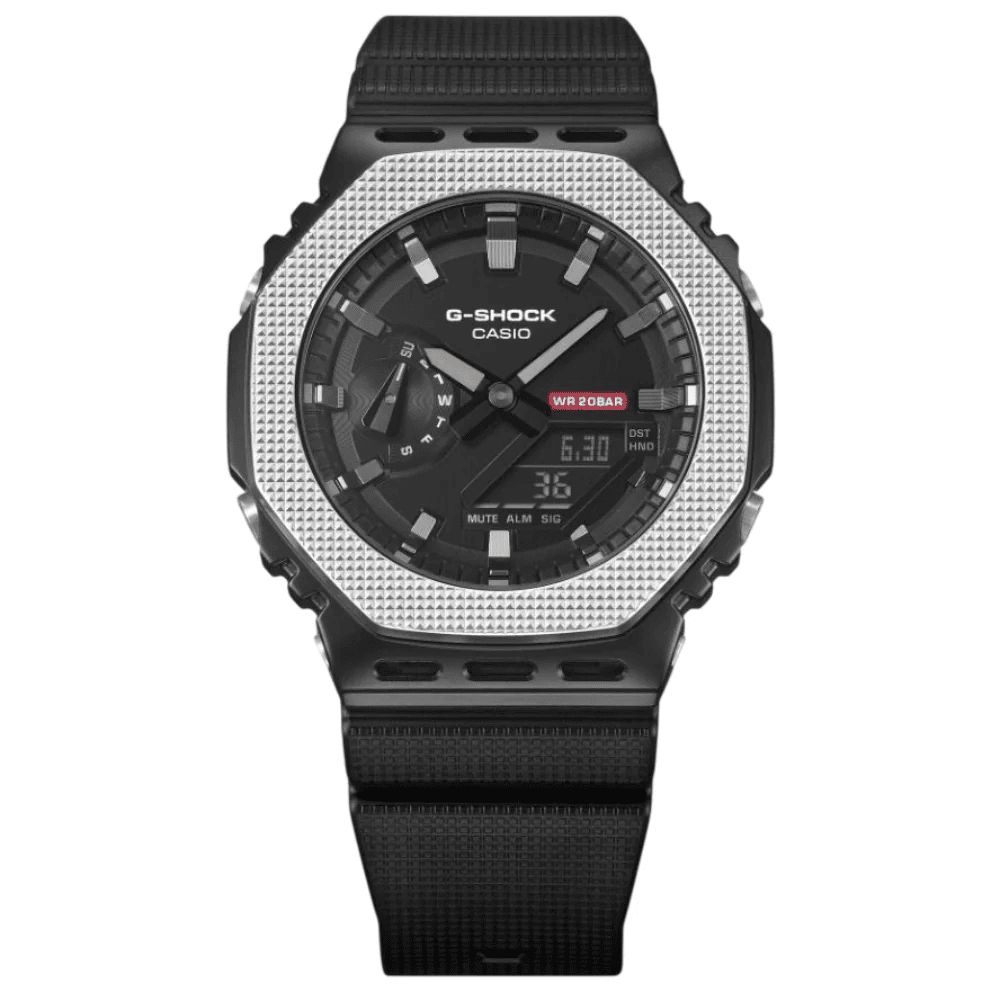 Casio G-Shock G-Steel Analog Digital Bio-Based Resin Black Dial Quartz GM-2100BM-1A 200M Men's Watch