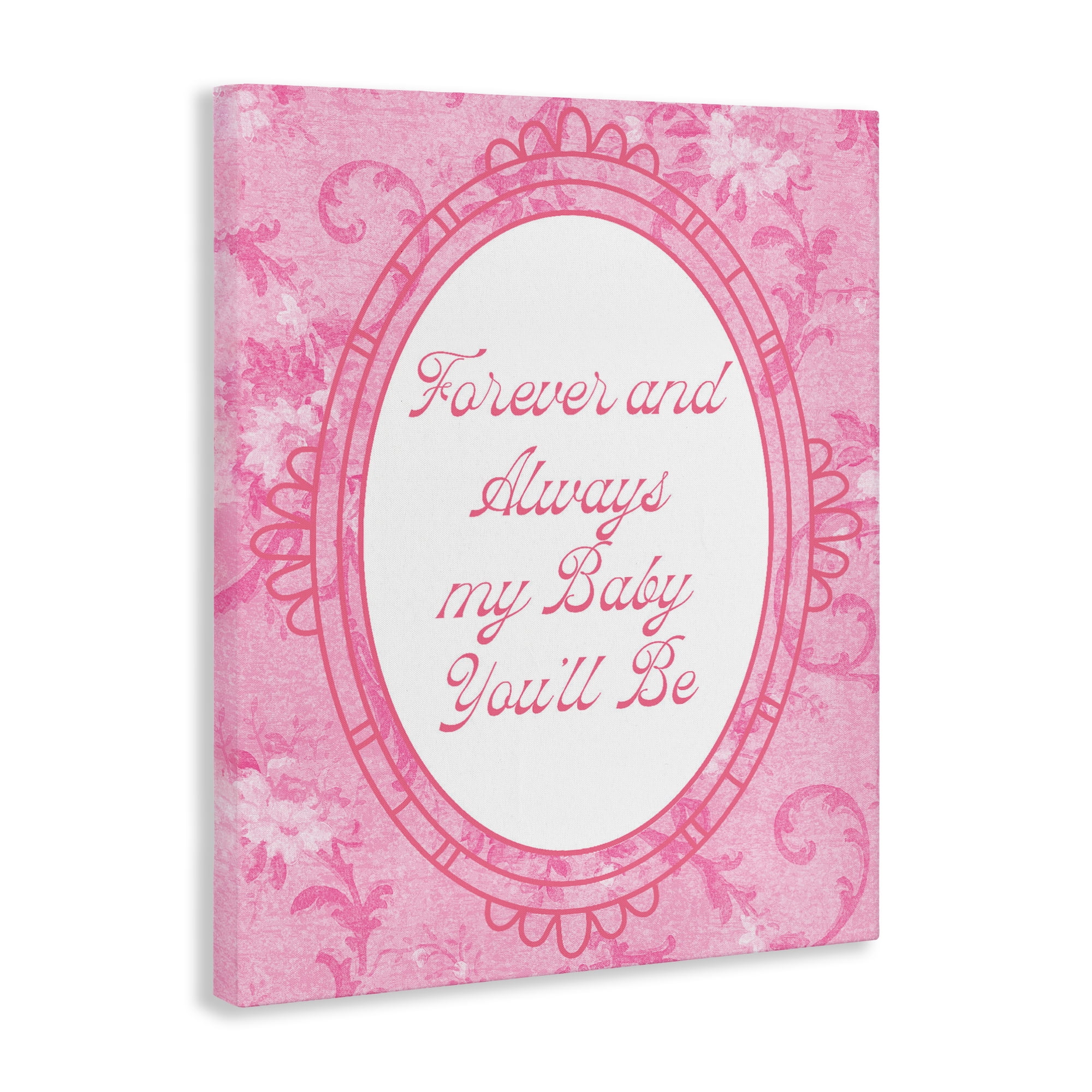 Stupell Industries Forever & Always My Baby Canvas Wall Art, design by Lil' Rue