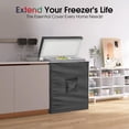 thumbnail image 2 of Fentiff Deep Freezer Cover, Waterproof Dustproof Chest Freezer Cover, Freezer Covers for Outside 7.0 Cubic Feet Chest Freezer All Season Protection,, 2 of 9