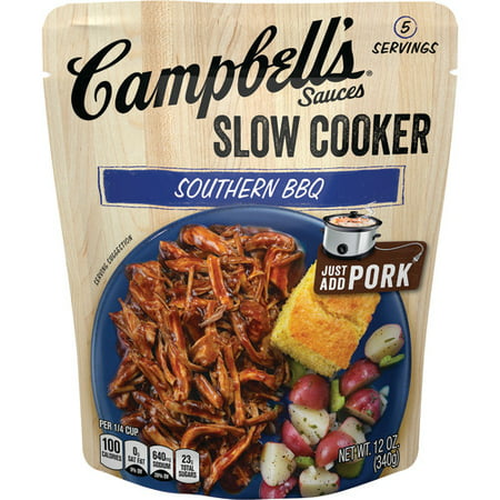 Campbell's Slow Cooker Sauces Southern BBQ, 12 oz. (Best Slow Cooker Bbq Pulled Pork)