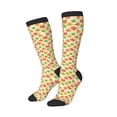 thumbnail image 2 of Fotbe Maple Leaves1 print Women's Men's Novelty Crew Socks Cotton Socks Knee High Socks for Walking,Running,Nurses,Pregnancy, 2 of 8