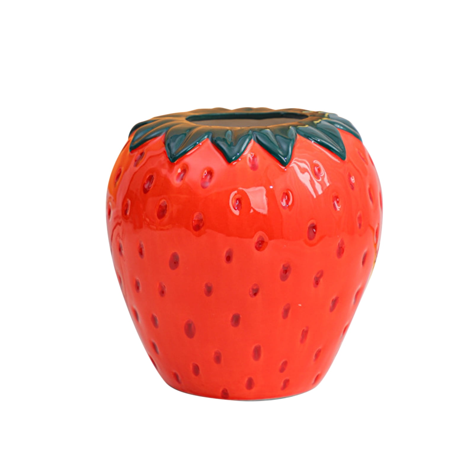 Vintage Inspired Strawberry Vase Decorative Ceramic Vase Unique Home Decoration Vase Ornament