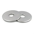 thumbnail image 1 of 1/100X M2.5 M3 M3.5 M4 M5 M6 M8 M10 M12 M14 M16 A2-70 Acier Inoxydable 304 Grande Taille Rondelle Plate Grand Joint Simple, 1 of 5