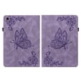 thumbnail image 5 of Galaxy Tab A7 Case, TECHCIRCLE Multi-Angle Folio Stand Premium Embossed Butterfly PU Leather Protective Smart Cover with Auto Wake Sleep for Samsung Galaxy Tab A7 10.4 SM-T500/T505/T507 - Purple, 5 of 5