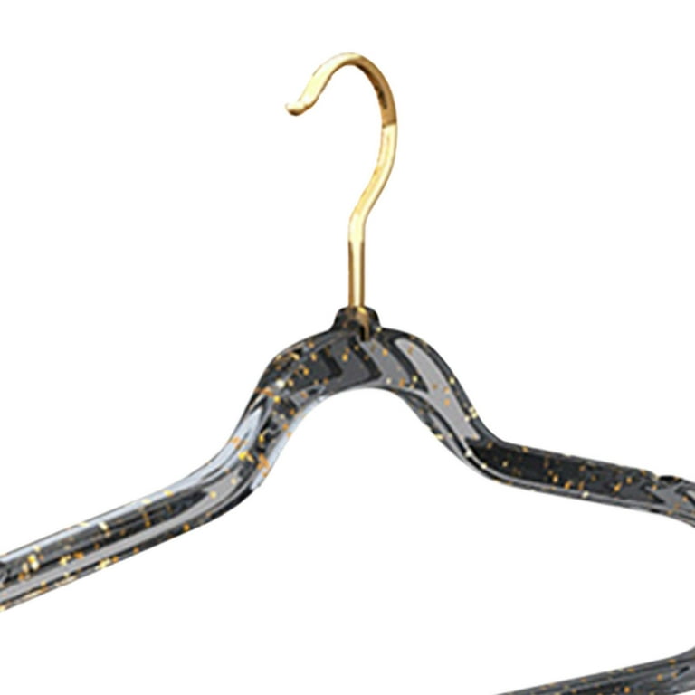 5x Luxury Dress Suit Hangers with Swivel Hook Heavy Duty Clothes Hanger for  Ties Belts Jeans