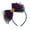 Purple, variant on EazyTech Halloween Pumpkin Bow Headband - Cute Party Hair Accessory Fall Hairbands Lace Bow Design ,Head Decoration for Photography Prop Party Birthday Cosplay Gifts for Women Teen