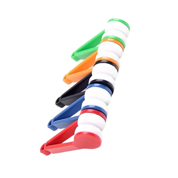 Injueey 5PCS Cepillos de limpieza de anteojos portátiles Toallita de limpieza de microfibra Herramienta de limpieza de gafas Suministros de limpieza para el hogar Injueey HA036952-00