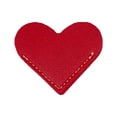 thumbnail image 5 of Tnobhg Heart Bookmark Creative Shape Fine Texture Wear Resistant Decorative Faux Leather Love Heart Corner Bookmark, 5 of 8