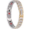 thumbnail image 3 of Pulseras magnéticas de Acero Oro Plata Ajustable ANGGREK Otros, 3 of 8