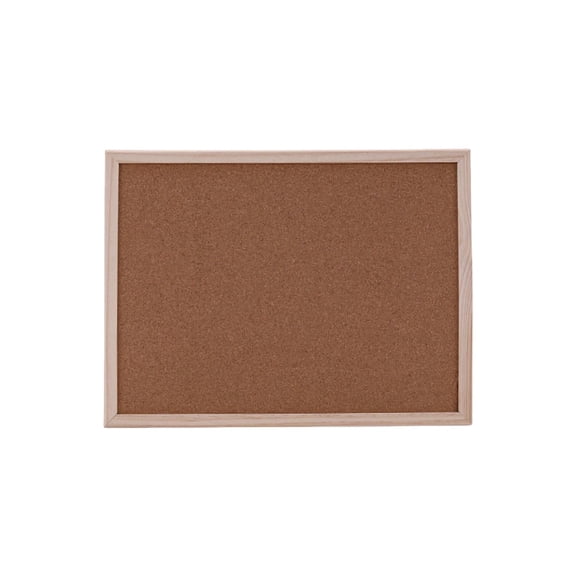 Cork Bulletin Board Wood Framed Corkboard Decorative Hanging Pin Board Cork Board for Office Display Home Photo Wall 11.81in x 15.74in