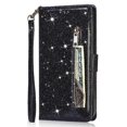 thumbnail image 1 of Case for FOXDOCK Google Pixel 6 Pro Glitter Zipper Wallet Case with Short Hand Strap, 1 of 4
