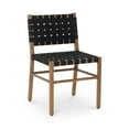 thumbnail image 2 of Moe's Home Collection Mira Outdoor Dining Chair Black Wood Dining Chairs, 2 of 6