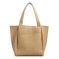 thumbnail image 1 of kurtrusly Tear-resistant Bag With Non-shedding Colorfast Easy Organization No Loose Thread Bag Large Capacity khaki, 1 of 6