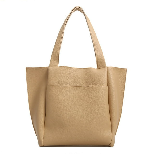 kurtrusly Tear-resistant Bag With Non-shedding Colorfast Easy Organization No Loose Thread Bag Large Capacity khaki
